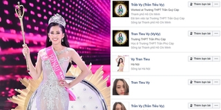Sốc: Đăng quang chưa đầy 30 phút đã xuất hiện hàng loạt tài khoản FB giả mạo tân Hoa hậu Việt Nam