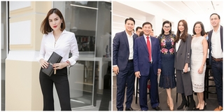 Hoa hậu Phương Lê đeo đồng hồ 3 tỷ dự sự kiện của gia đình chồng Hà Tăng
