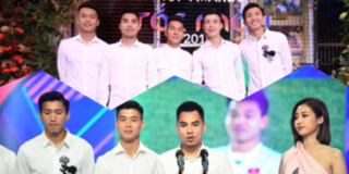 Dàn "soái ca" U23 Việt Nam bảnh trai trên thảm đỏ, lập cú đúp ở lễ trao giải VTV Awards