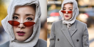 Dara (2NE1) "oanh tạc" Paris Fashion Week 2018 với khăn trùm đầu như nữ tu