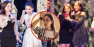 Hai lần tự tin phá hit của "Hoa hậu hài" Thu Trang trong đám cưới sao Việt