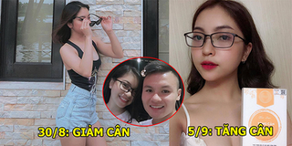 Chỉ có thể là bạn gái Quang Hải: Hôm trước quảng cáo giảm cân, hôm sau có thuốc tăng cân bù lại