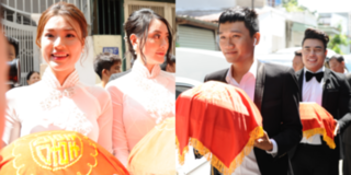 Dàn phù dâu - phụ rể cực hot tại đám cưới của Trường Giang - Nhã Phương