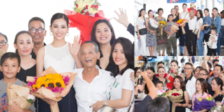 Hoa hậu Trần Tiểu Vy trở về nhà trong vòng tay gia đình và người dân Quảng Nam
