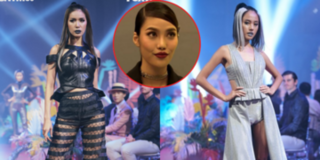 Minh Tú tô môi thâm hơn cả Lan Khuê trong đêm chung kết Asia's Next Top Model 2018
