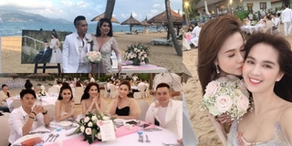 Dàn sao Việt nô nức dự tiệc cưới chị gái Ngọc Trinh ở Nha Trang