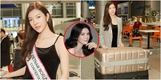 "Bản sao Lý Nhã Kỳ" - Bùi Lý Thiên Hương chính thức lên đường dự thi Miss Vietnam Worldwide 2018