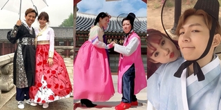 Cùng diện Hanbok như các cặp đôi của VbiZ, Trường Giang lại cao tay khi làm điều này