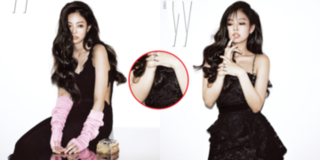 Jennie (BLACKPINK) diện váy xuyên thấu, lấp ló đôi gò bồng đảo trên bìa tạp chí danh tiếng