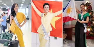 Dàn thí sinh Miss Universe 2018 nô nức "đổ bộ" sang Thái, hành lí "khủng" chẳng kém gì H'Hen Niê
