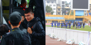 Trước trận đấu với ĐT Campuchia, ĐT Việt Nam bất ngờ "đóng cửa" tập kín trên sân Hàng Đẫy