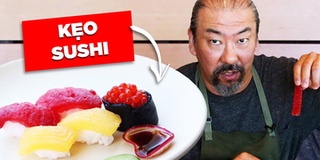 Food Porn: Chiêm ngưỡng đầu bếp sushi chính hiệu tự tay chế biến sushi kẹo vừa thơm vừa ngọt lạ lẫm