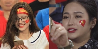 HOT: Tìm ra info 2 cô nàng CĐV xinh đẹp hot nhất trận Việt Nam - Malaysia khiến CĐM mê mẩn
