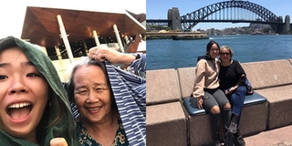10X lấy tiền làm thêm đưa bà ngoại đi du lịch Úc xem liveshow của thần tượng khiến CĐM phát sốt