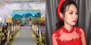 Tiết lộ hình ảnh đẹp lung linh của cô dâu 18 tuổi trong đám cưới khủng chi gần 1 tỷ đồng dựng rạp