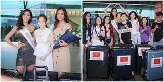 Minh Tú diện váy cúp ngực rạng rỡ ở sân bay, chính thức lên đường tham dự Miss Supranational 2018