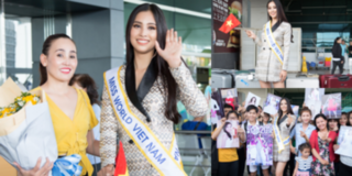 Hoa hậu Trần Tiểu Vy mang theo 150kg hành lý lên đường tham dự Miss World 2018