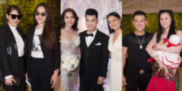 Dàn sao Việt nô nức đến chúc mừng đám cưới của Ưng Hoàng Phúc và vợ siêu mẫu