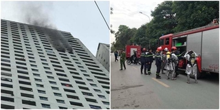 Hà Nội: Đang cháy lớn tại tầng 31 chung cư Linh Đàm, hàng trăm người hoảng hốt tháo chạy