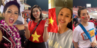 Mỹ nhân Việt người phấn khích, người "tỏ tình" với các cầu thủ khi tuyển Việt Nam vào chung kết