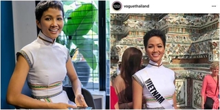 Áo dài "độc nhất vô nhị" của H'Hen Niê xuất hiện trên Vogue Thái khiến fan Việt "nở mặt, nở mày"