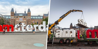 Tiếc nuối biểu tượng "I Amsterdam" của đất nước Hà Lan bị tháo dỡ