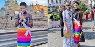 Hoa hậu H'Hen Niê "đọ sắc" với Hoa hậu chuyển giới Tây Ban Nha, ủng hộ cộng đồng LGBT