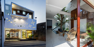 "Ngôi nhà chong chóng" nổi bật ở Đồng Nai với thiết kế độc lạ, ngập tràn màu xanh