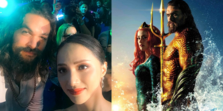 Hoa hậu Hương Giang thân thiết, diện kiến với siêu anh hùng "Aquaman" ở Philippines