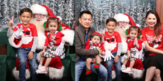 Trọn bộ ảnh Giáng sinh đáng yêu của con trai Ngô Kiến Huy bên gia đình Thanh Thảo