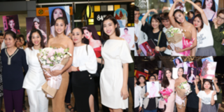 Đỗ Mỹ Linh ra đón Trần Tiểu Vy về trong đêm muộn sau Hoa hậu Thế giới 2018
