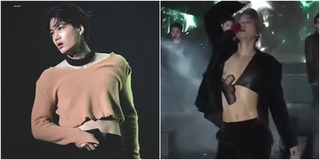 Hết croptop ngắn cũn cỡn, Kai (EXO) lại khiến fans câm nín khi mặc cái này lên sân khấu