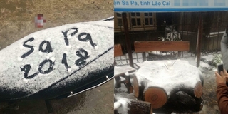 Hình ảnh Sa Pa phủ tuyết trắng xóa được CĐM chia sẻ rầm rộ, có thật chỉ rét mấy ngày đã có tuyết?