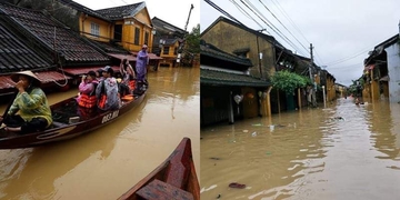 Hội An biến thành "biển nước" sau cơn mưa lớn, nhiều trường cho học sinh nghỉ học Hội An biến thành "biển nước" sau cơn mưa lớn, nhiều trường cho học sinh nghỉ học