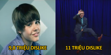 Kỷ lục MV nhận nhiều “dislike” nhất lịch sử Youtube của Justin Bieber đã có chủ nhân mới Kỷ lục MV nhận nhiều “dislike” nhất lịch sử Youtube của Justin Bieber đã có chủ nhân mới