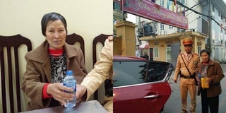 Chuyện ấm áp ngày cuối năm: CSGT Hà Nội đưa bà cụ lạc đường về quê ăn Tết
