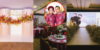 Cận cảnh không gian đám cưới rực rỡ ở khách sạn 5 sao của Võ Hạ Trâm và chồng  Ấn Độ