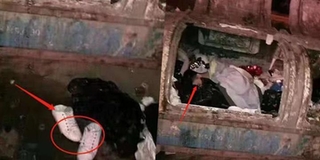 Bị người yêu "đá", thanh niên say xỉn rồi chui hẳn vào thùng rác ngủ ngon lành