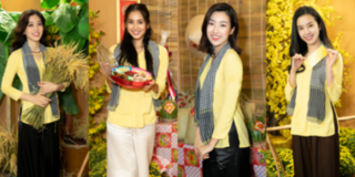 Hoa hậu Trần Tiểu Vy diện áo bà ba hát lô tô bằng giọng Quảng Nam