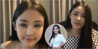 Lê Âu Ngân Anh than thở vì chảy máu tai, gương mặt thì khác lạ trước chung kết Miss Intercontinental