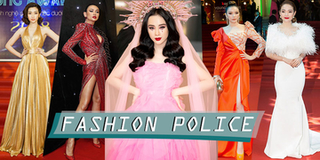 Fashion Police: Minh Hằng, Lý Nhã Kỳ đẹp lộng lẫy như bà Hoàng, Tóc Tiên mắc lỗi trang phục