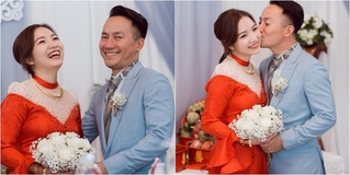Trọn vẹn khoảnh khắc đẹp trong lễ đính hôn của rapper Tiến Đạt và vợ kém 10 tuổi