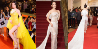Đâu chỉ có Thư Dung, người yêu mới Dương Khắc Linh cũng "làm lố" không kém trên thảm đỏ Mai vàng