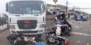Vụ "xe điên" tại Long An: Phanh xe container tông chết người không trục trặc