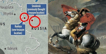 Khám phá vị trí kho báu 80 tấn vàng mà Napoleon nuốt nước mắt bỏ lại khi thua trận ở Nga Khám phá vị trí kho báu 80 tấn vàng mà Napoleon nuốt nước mắt bỏ lại khi thua trận ở Nga