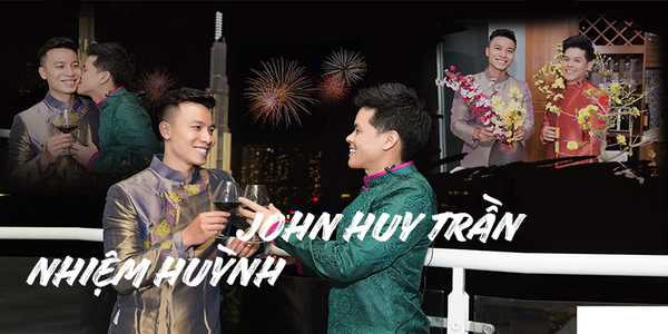 Năm đầu tiên về chung nhà, John Huy Trần và bạn đời "soái ca" đón Tết 2019 thế nào?