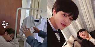 Sở thích mới của BTS: Chụp lén Jungkook lúc ngủ, nhưng em út đẹp quá nên không dìm nổi
