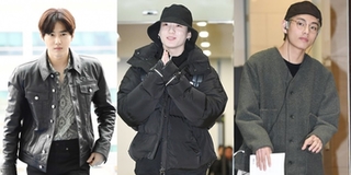 Dàn idol tại sân bay: Jungkook xuống sắc vì lỗi trang điểm, Suho đẹp trai nổi bần bật