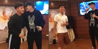 Quang Hải - Duy Mạnh hát Người Ấy cùng Trịnh Thăng Bình, fan: "2 người làm cầu thủ là đúng rồi"