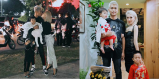 Chẳng còn che giấu, Emily cũng khoe ảnh hôn ông xã Big Daddy ngọt ngào ngày đầu năm